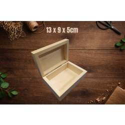 Pudełko drewniane prostokątne 13x9x5cm