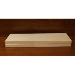 Pudełko 45x15x5cm płaskie,   otwierane na PŁASKO  ,  np;na przybory wędkarskie, pudełko drewniane 45x15x5