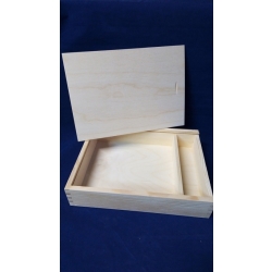 Pudełko zasuwane , pudełko 19x19x5cm , na zdjęcia i pendriva , zdjęcia o wym: 15x10cm