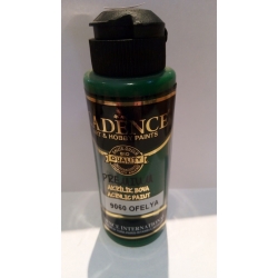 CADENCE Farba akrylowa półmatowa Premium 120ml zielony ciemny 9060