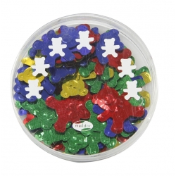 Konfetti misie   2x2cm