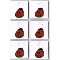 Naklejki dekoracyjne,piankowe 3D- biedronka