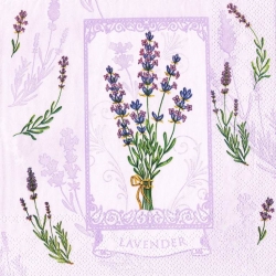 Serwetka do decoupage -2- lawenda