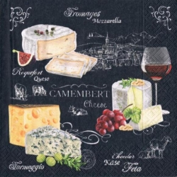 Serwetka -1183- sery, wino