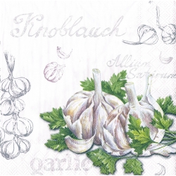 Serwetka -1588- czosnek