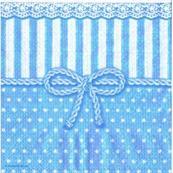 Serwetka -286-   kokardka , błękit