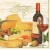 Serwetka -410-  wino, sery