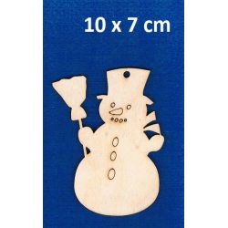 Bałwan , bałwanek 10x7cm , zawieszka , grawer