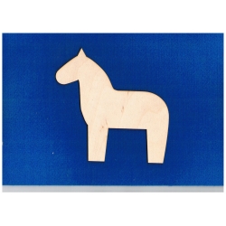 Koń, konik 15x15cm