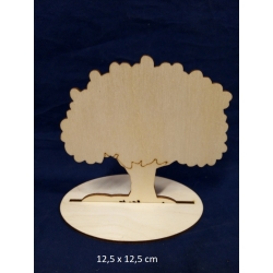 SKLEJKA #3mm Drzewo 12,5cm, drzewko 12,5x12,5cm na podstawce / mech ozdoba / 0595