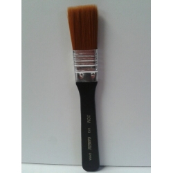 Pędzel  nylonowy  płaski szeroki  2cm , czarny / pędzel syntetyczny, pędzel płaski, pędzel 2cm