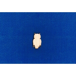Sowa  3,5x2 cm  , zarys