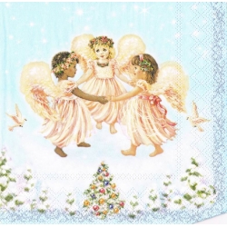 Serwetka -317- dzieci aniołki