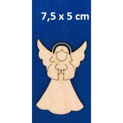 SKLEJKA #3mm Aniołek 7,5x5cm grawer  ( IV )