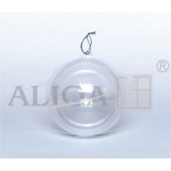 Bombka akrylowa 10cm , składana w pionie , bombka plexi 10/ AB-10 /ALIGA