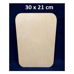 SKLEJKA #3mm Tabliczka 30x21cm , deseczka 30x21, podkładka 30x21 / zaokrąglone rogi / 0670