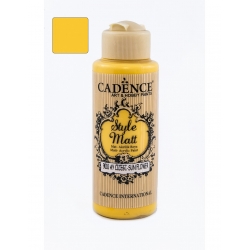 CADENCE Farba matowa akrylowa 120ml / Style Matt / 9010 / SŁONECZNIK