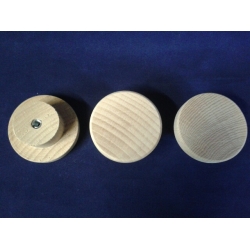 Gałka prosta drewniana , uchwyt do mebli , skrzynek 4,5xh-2,5  cm , CENA 1szt
