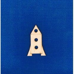 Rakieta 5x3 cm , kosmos, statek kosmiczny itp.