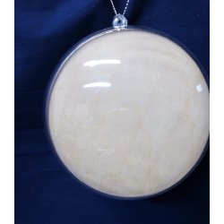 Medalion 10cm akrylowy  WYPUKŁY z przekładką SKLEJKA #3mm , dwuczęściowy, plexi