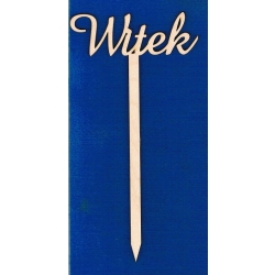 Witek 21x11cm , topper na tort , Sklejka #3mm