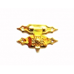 Zamknięcie do kasetek  30x20mm / A001 cienkie, złoto