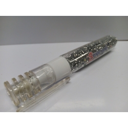 Brokat SREBRNY  sypki z aplikatorem 6g PENWORD