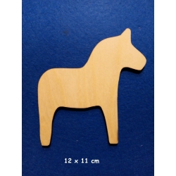 SKLEJKA #3mm Konik 12x11cm , koń  /  2400