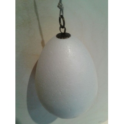 Jajko 12cm styropianowe 12cm  , Wielkanoc , cena za 1szt / struktura