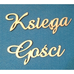 "Księga Gości "  h - 4 cm  , cz: Amaze