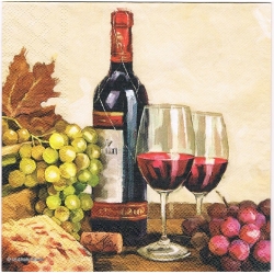 Serwetka -2312-  wino,