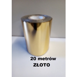 Folia w rolce - 20metrów ZŁOTA  , szerokość 8cm, FOLIA do złoceń,ikona