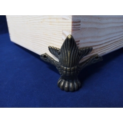 Nóżka metalowa  M330 większa  / dł;boku 4,5cm , h-4cm DUŻA