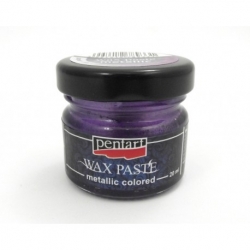 PENTART PASTA WOSKOWA LILA METALICZNA 20ml