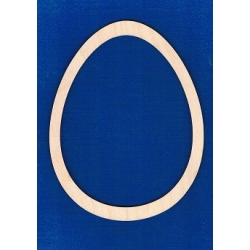 Jajko 17,5x13,5cm zawieszka / SKLEJKA #3mm