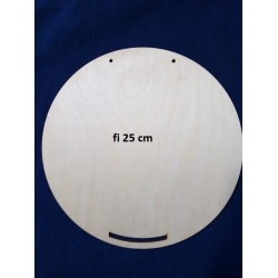 Koło 25cm z trzema otworami , zawieszka , łapacz, baza 25