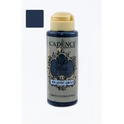 CADENCE Farba matowa akrylowa 120ml / Style Matt / 9026 / CIEMNY NIEBIESKI