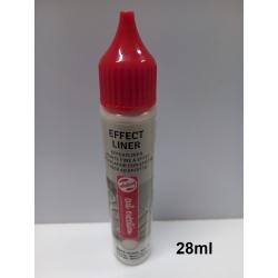 Effect Liner 28ml, konturówka pearl white (perłowa biel), Royal Talens , relief / 8501