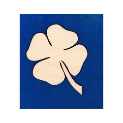 Koniczynka  10x7,5cm   / SKLEJKA #3mm  / czterolistna koniczynka