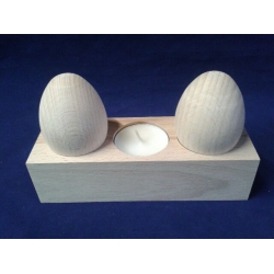 Podstawka  na  jajka ( świecznik III ) - 15x5x4cm ,  stojak na jajka, CENA SAMEGO STOJAKA