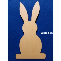 SKLEJKA #3mm Królik 20x10,5cm , zajączek 20x10,5cm / nr. V