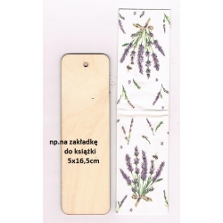 Chusteczka mini 21x21cm / Cena 1 sztuki / lawenda bukieciki / -3377-
