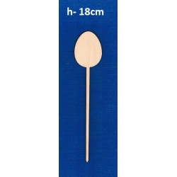 Jajko na patyku 18cm / SKLEJKA#3mm