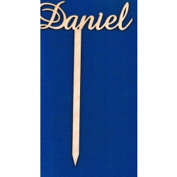 Daniel 21x12,5cm , topper na tort , Sklejka #3mm