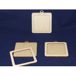 SKLEJKA #3mm Tabliczka 10x10cm z zawieszką zaokrąglone rogi , na obrazek 10x10  z ramką, obwódką CENA ZA 1 szt
