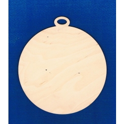 Bombka 15cm , koło z zawieszką , ozdoba , bańka / SKLEJKA #3mm