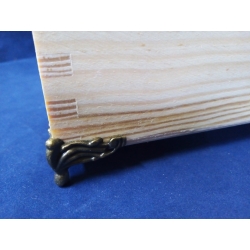 Nóżka metalowa   2,6x2,6x1,8cm   , cena 1szt  ( C002 )