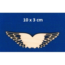 SKLEJKA #3mm Skrzydła do aniołków  10x3cm , skrzydła aniołka , anioła  ażurowe IV/1