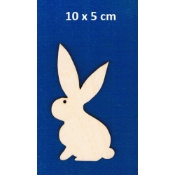 Królik , zajączek  10x5cm / Wielkanoc / sklejka #3mm / IV , zając