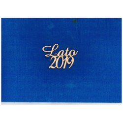 Lato 2019  - napis 8,5 x 6 cm